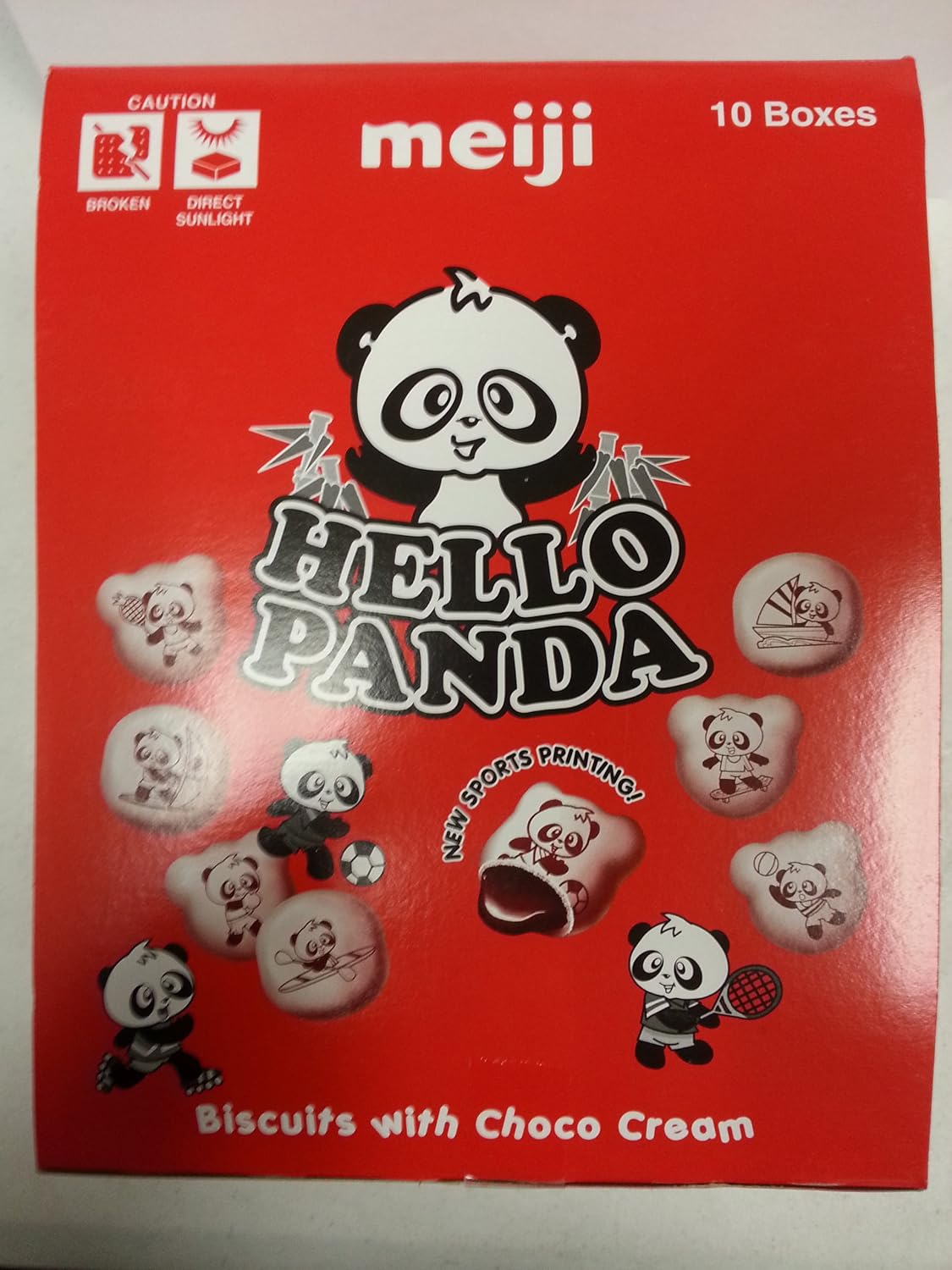 Meiji Hello Panda Chocolate (Package of 10 2oz Boxes