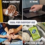 Wet Ones Be Zingy Plastic Free Antibacterial Wipes 144 Wipes 12x12 view 4