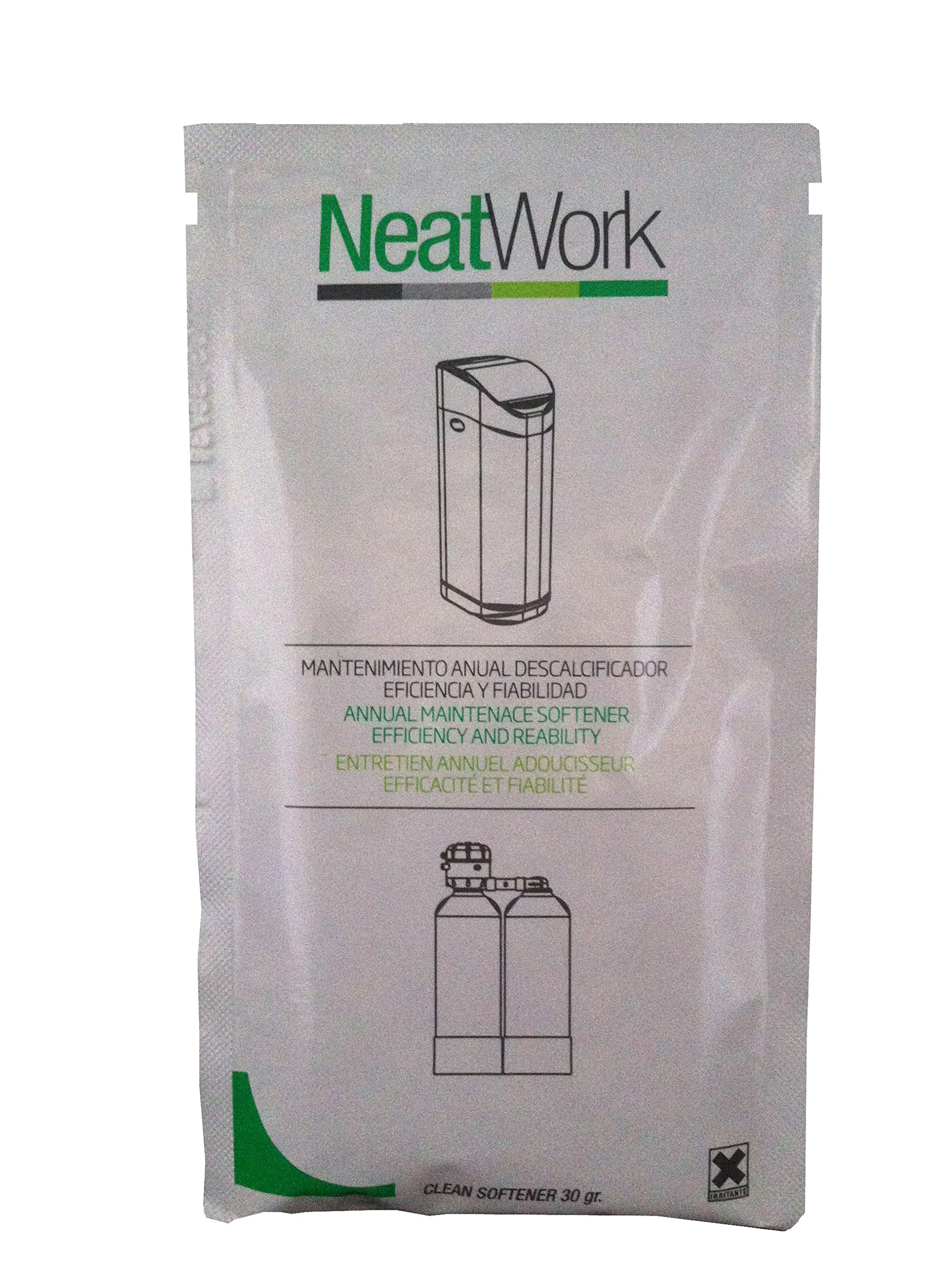 Neat Works Water Softener System descaling cleaner sachet for self service of your Softener