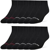 True Religion Mens No Show Socks for Men, 6 &amp; 12 Pairs Athletic Soft Socks
