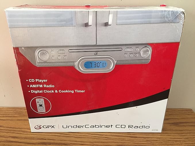 GPX KC318S Under CD Player with AM/FM/Clock Radio Amazon.ca