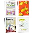Hallmark Shoebox Funny Birthday Cards Assortment, 12 Cards with Envelopes (Tacos, Goldfish, Bulldog)