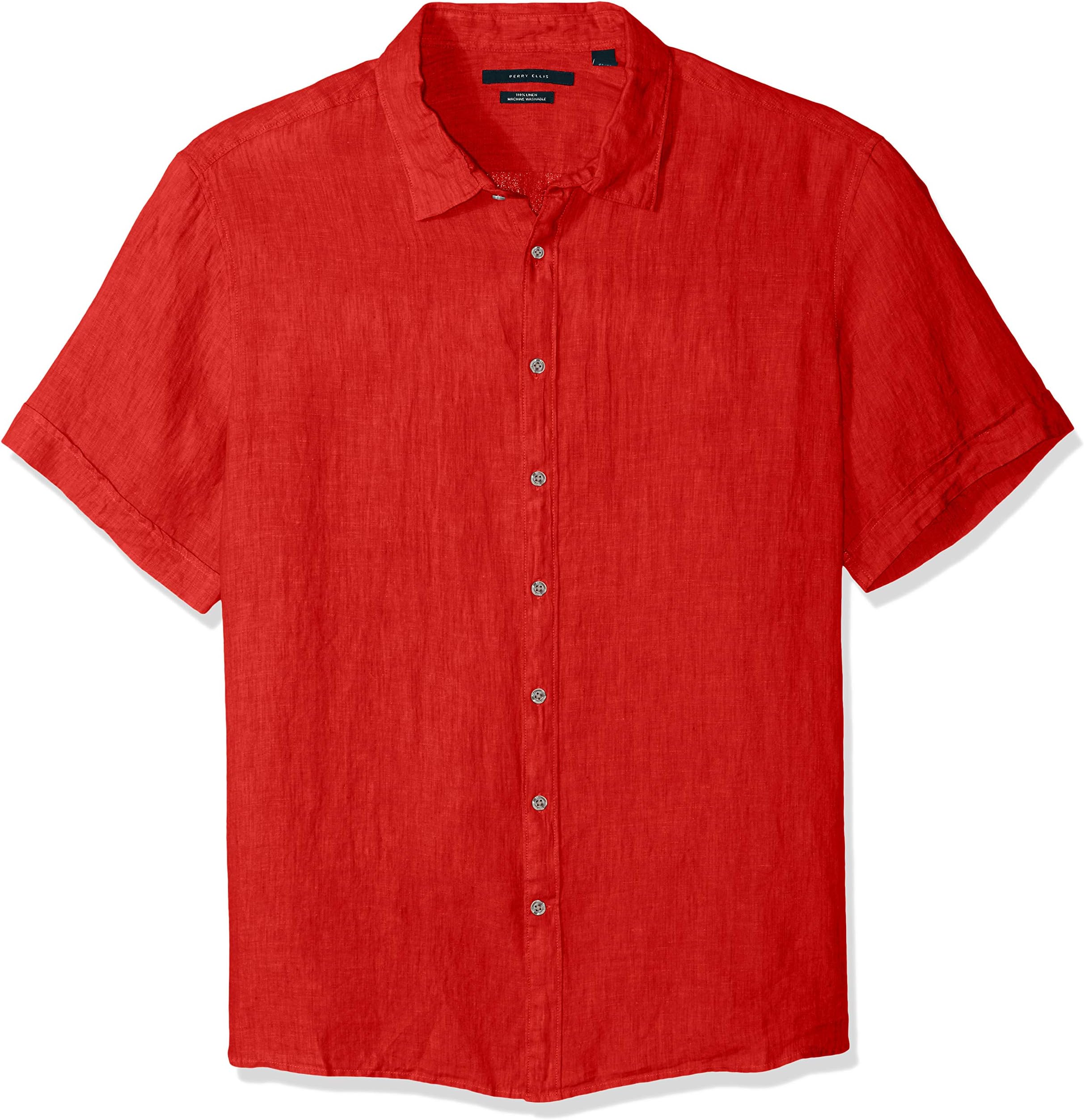 Men's Short Sleeve Linen Shirt
