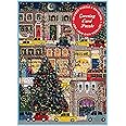 Galison Winter Lights – Winter Greeting and Jigsaw Puzzle Card Includes Color Coordinated Envelope and Sticker Seal