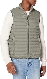 Men's Lightweight Water-Resistant Packable Puffer Vest