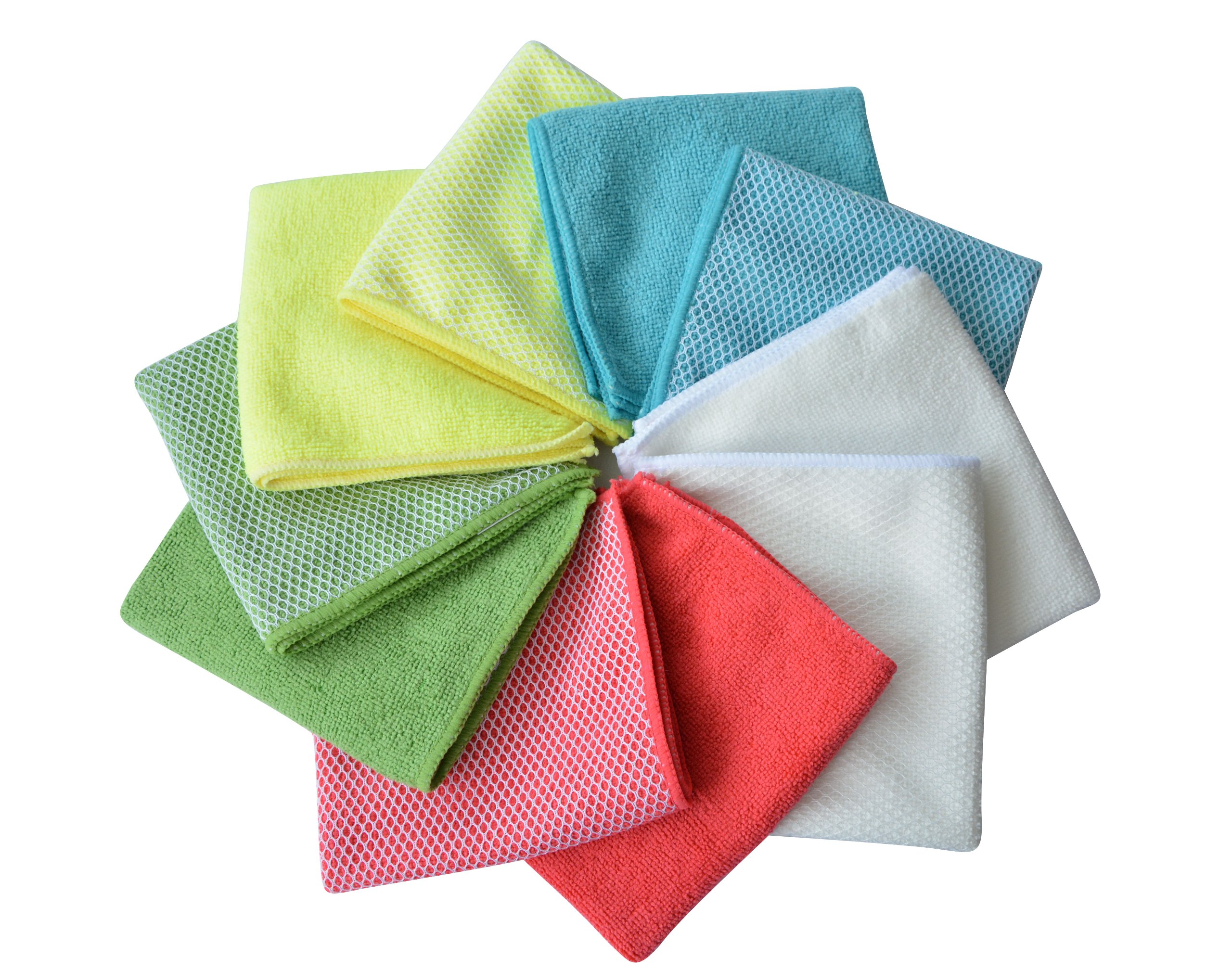 Sinland 5 color assorted Microfiber Dish Cloth Best Kitchen Cloths