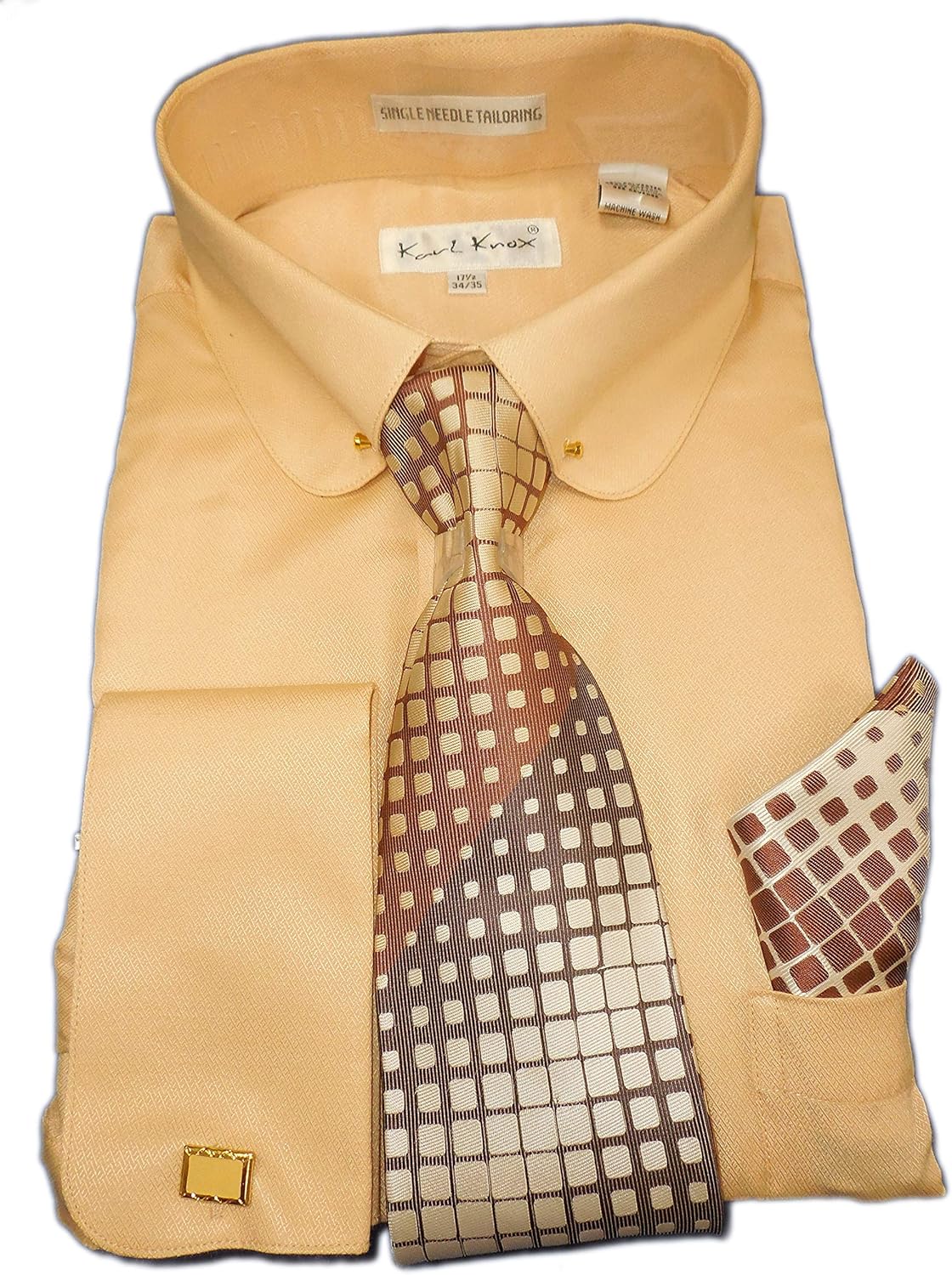 eyelet collar french cuff dress shirts