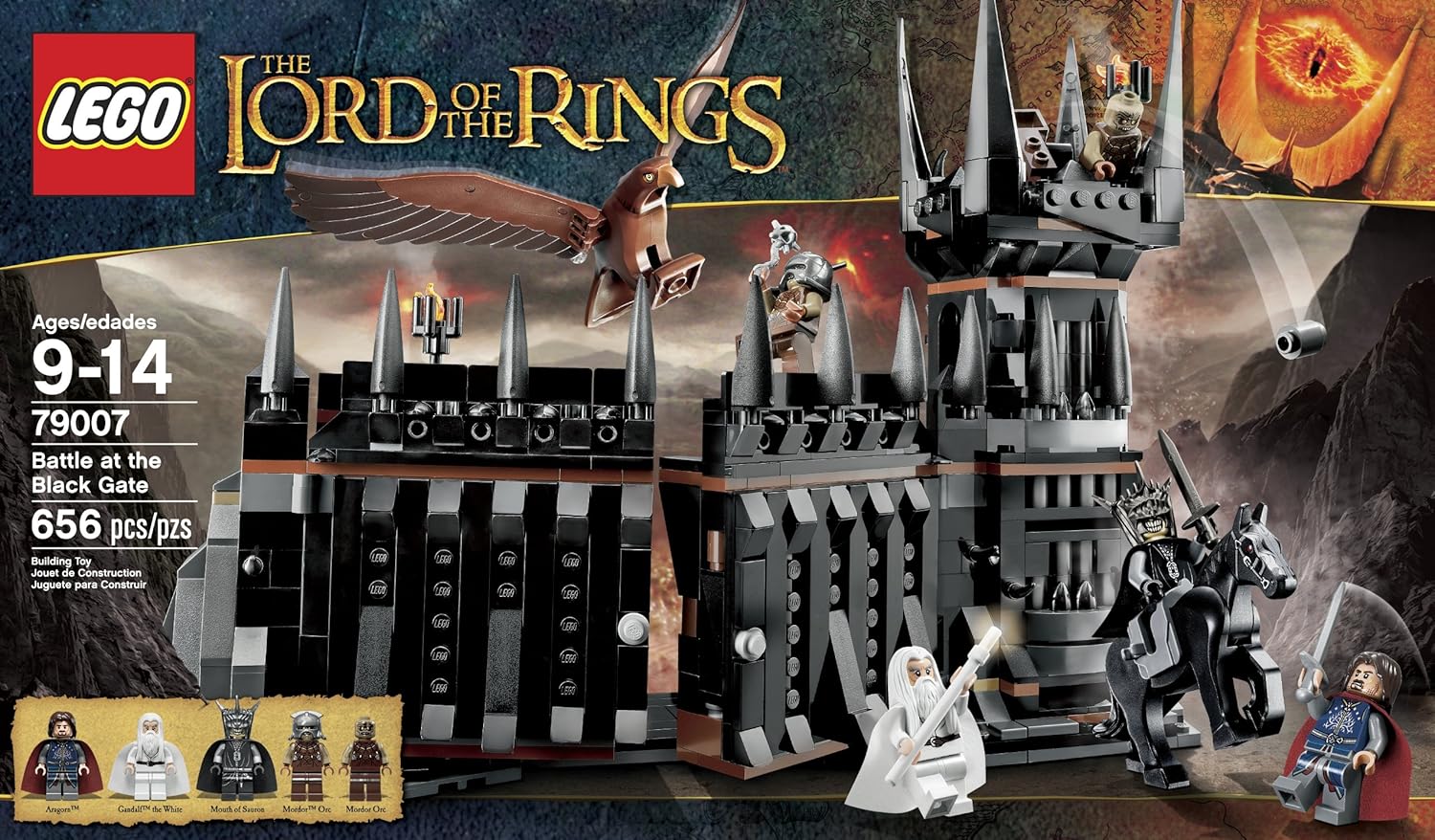 lego lord of the rings battle at the black gate game