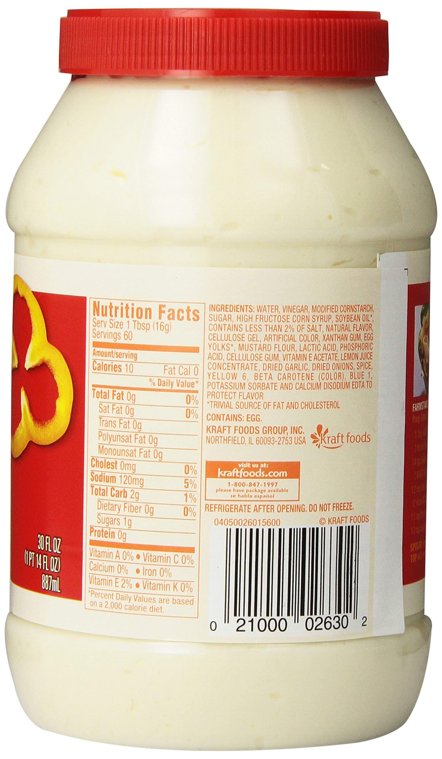 Fat Free Mayo Nutrition Label Nutrition Pics