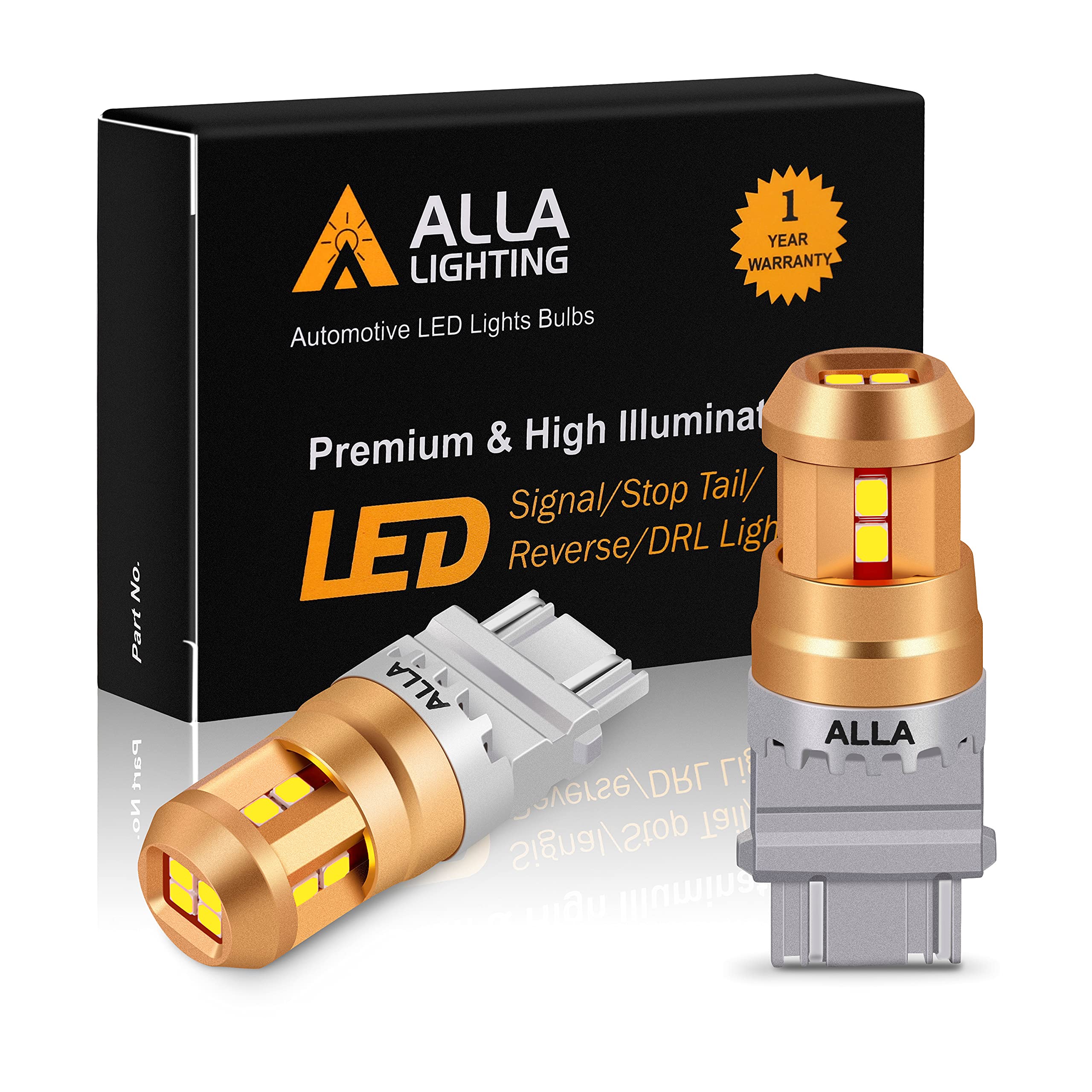 Alla Lighting Miniature 12V T25 Wedge 3156/3157 LED