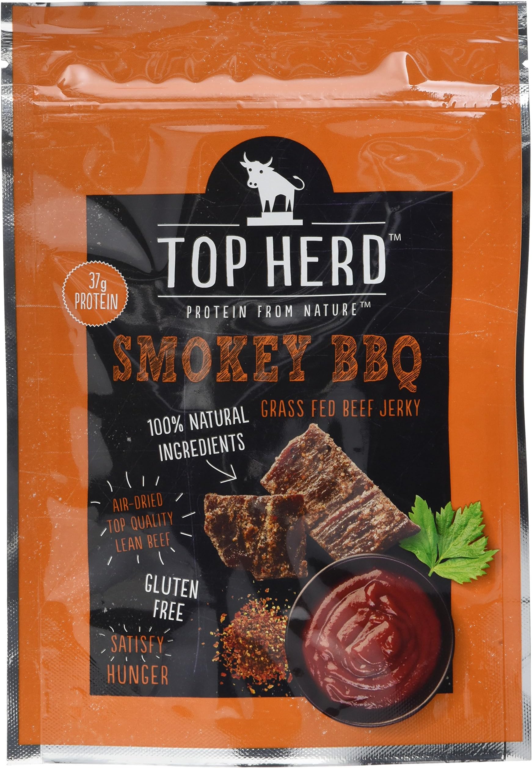 Top Herd Smokey BBQ Beef Jerky 70 g (Pack of 8)