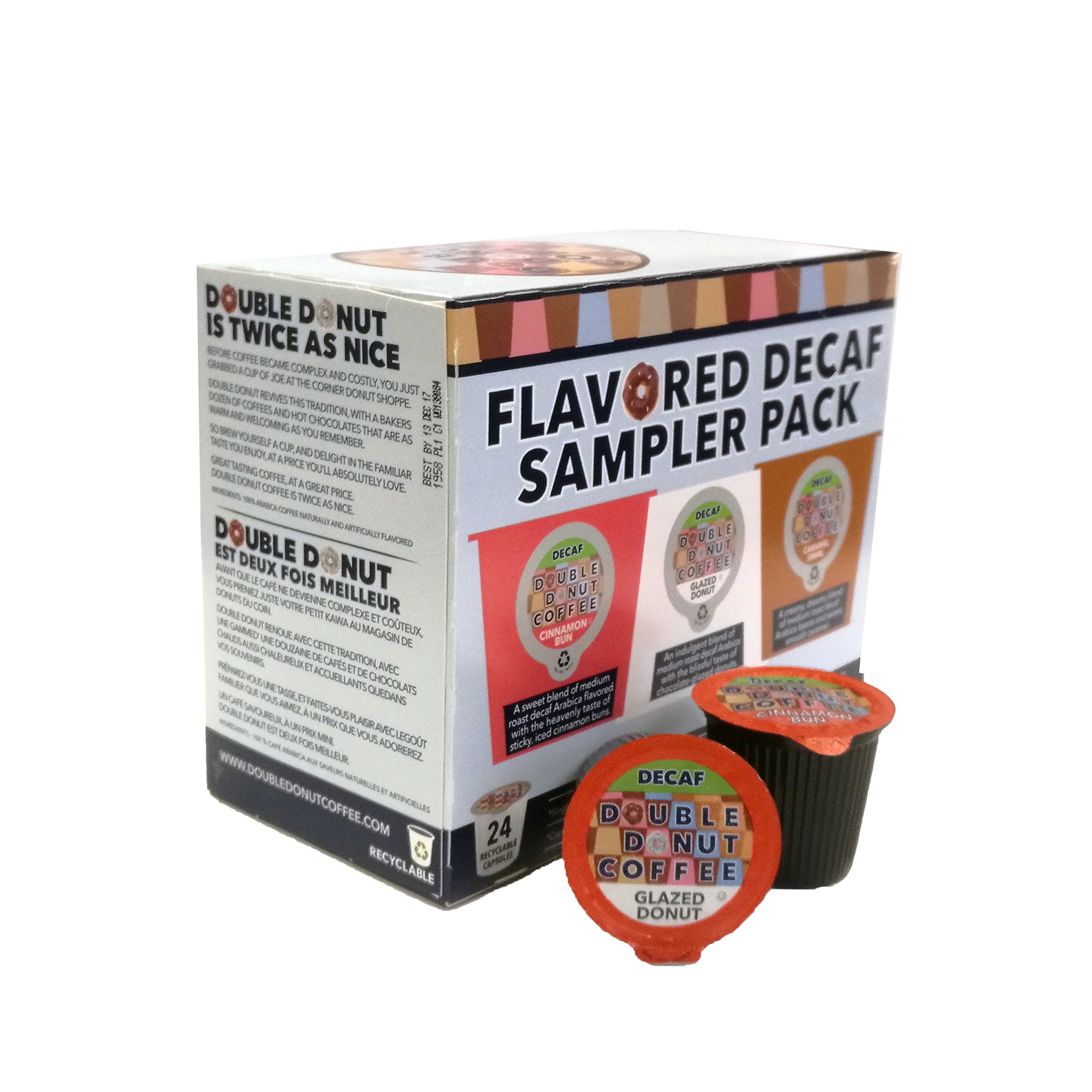 Double Donut Coffee Decaf Flavored Coffee Single Serve Cups For Keurig