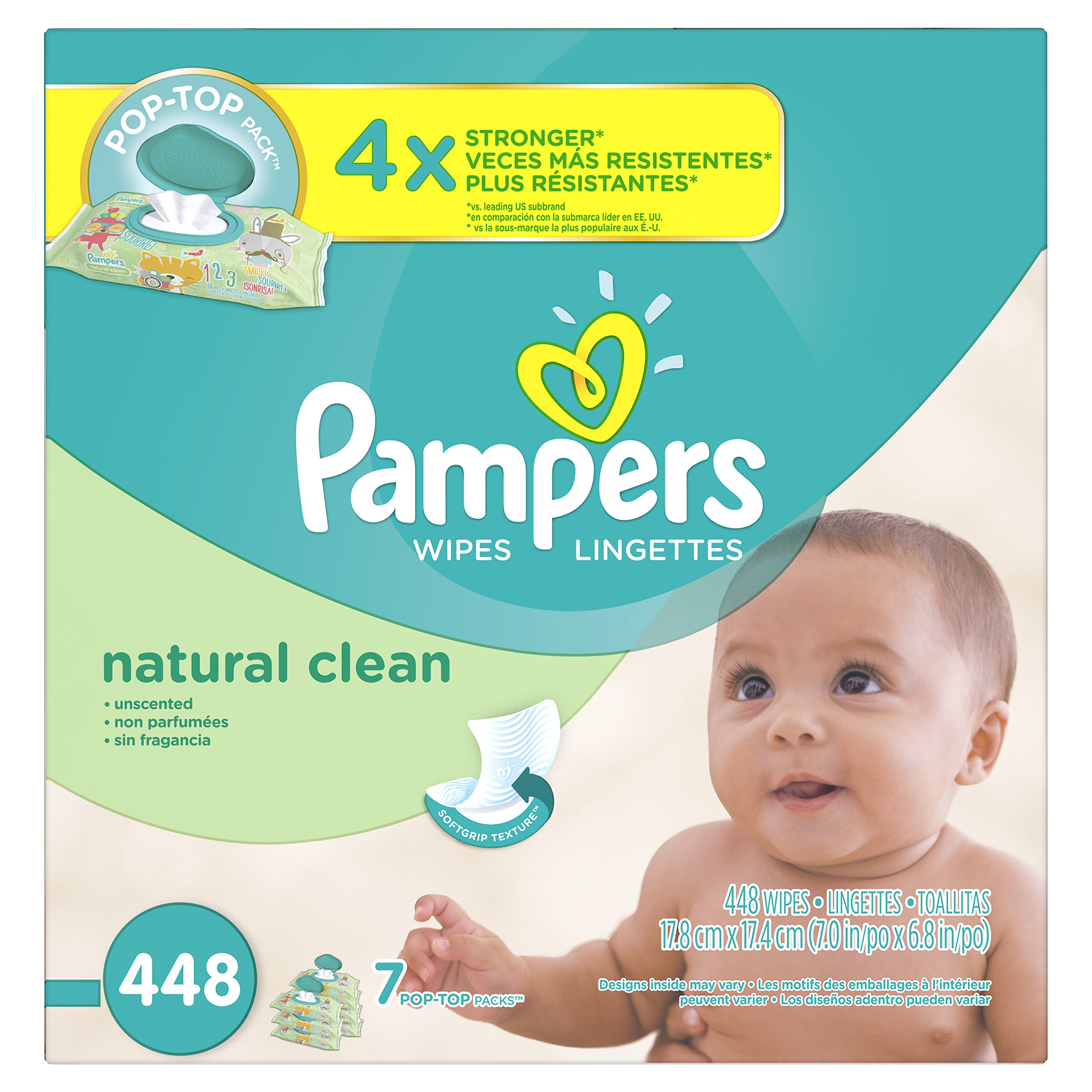 pampers sensitive wipes 448
