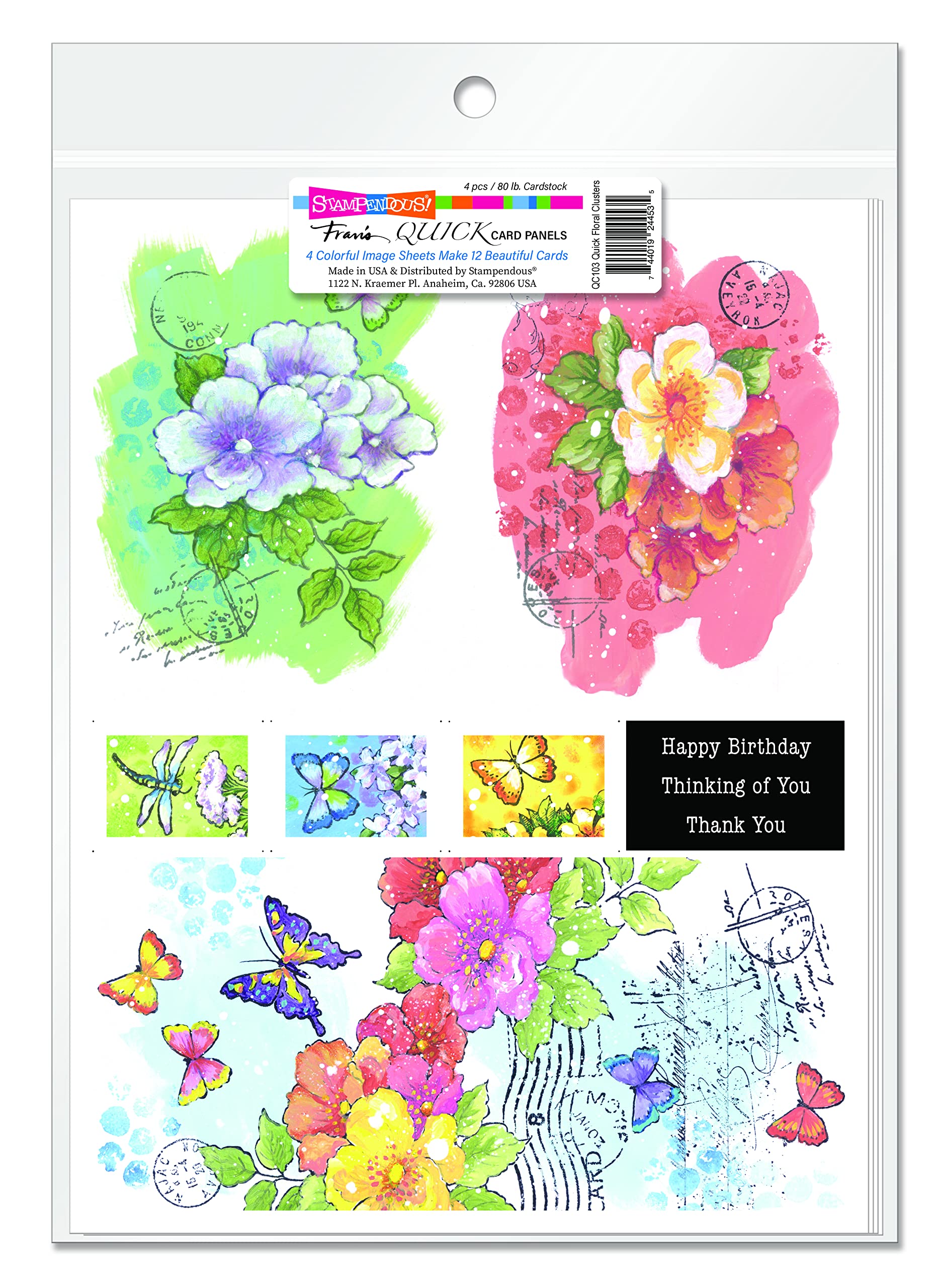 Stampendous Quick Floral Clusters
