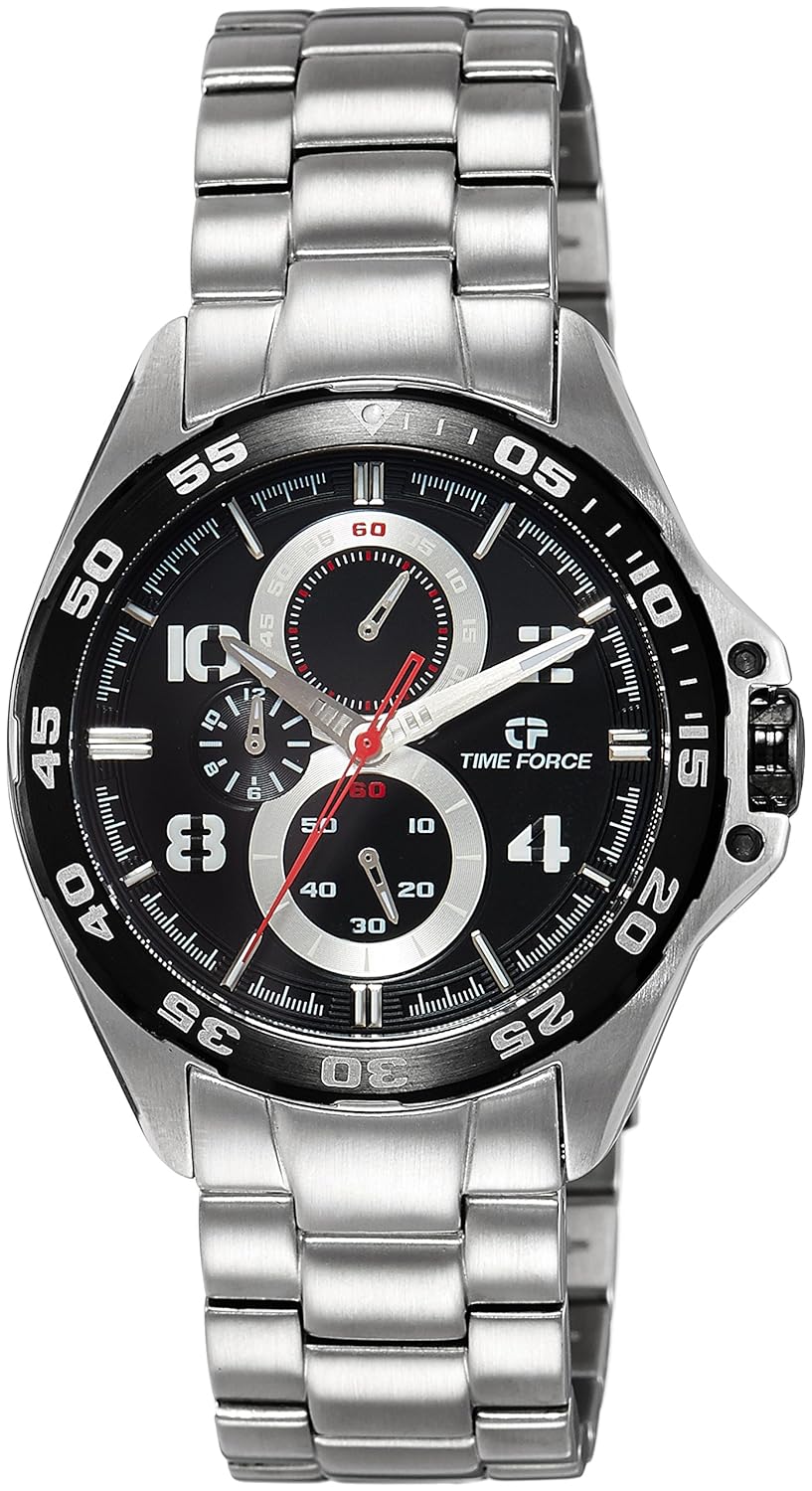 Buy Time Force Analog Black Dial Men's Watch (TF3328M01M) at Amazon.in