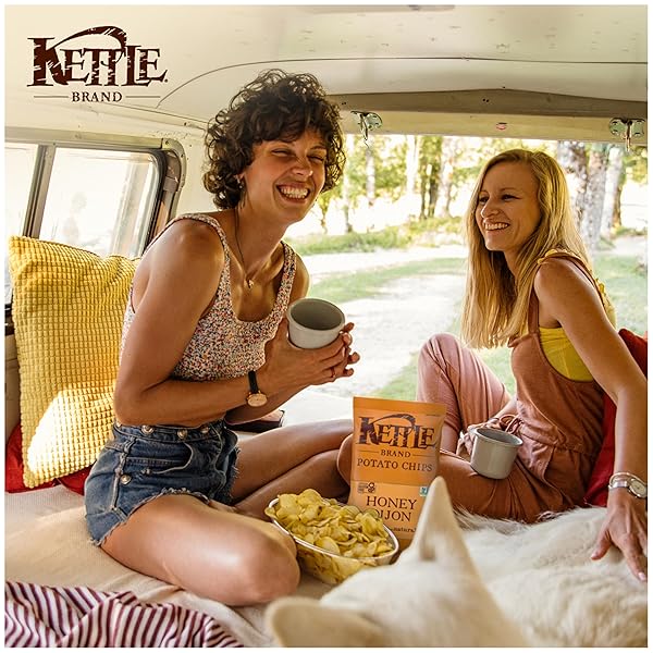 KETTLE BRAND POTATO CHIPS, HONEY DIJON KETTLE CHIPS, 5 OZ