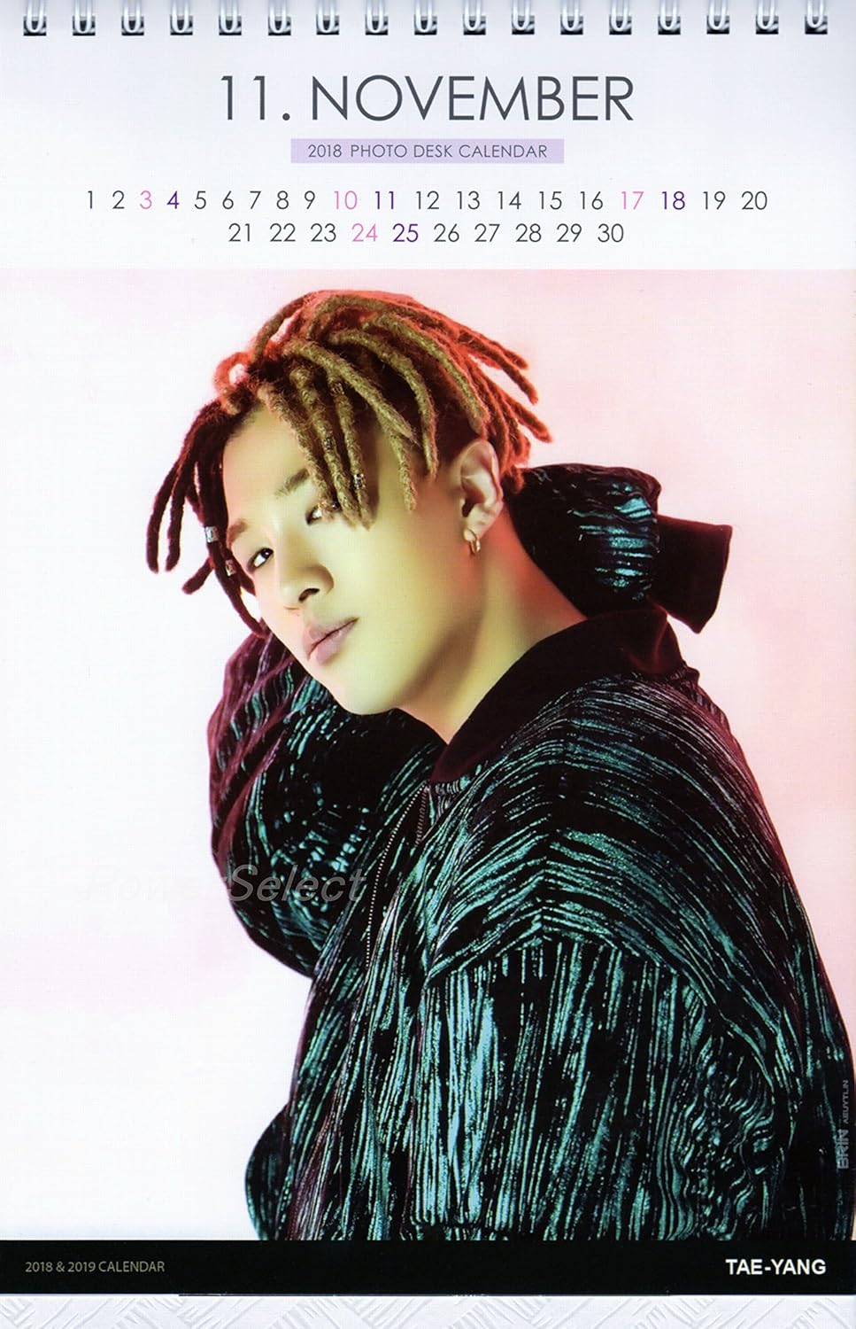 Amazon Bigbang ビッグバン Sol テヤン 卓上 カレンダー 写真集 カレンダー 18 19年 2年分 フォトデスクカレンダー 2点セット アイドル 芸能人グッズ 通販