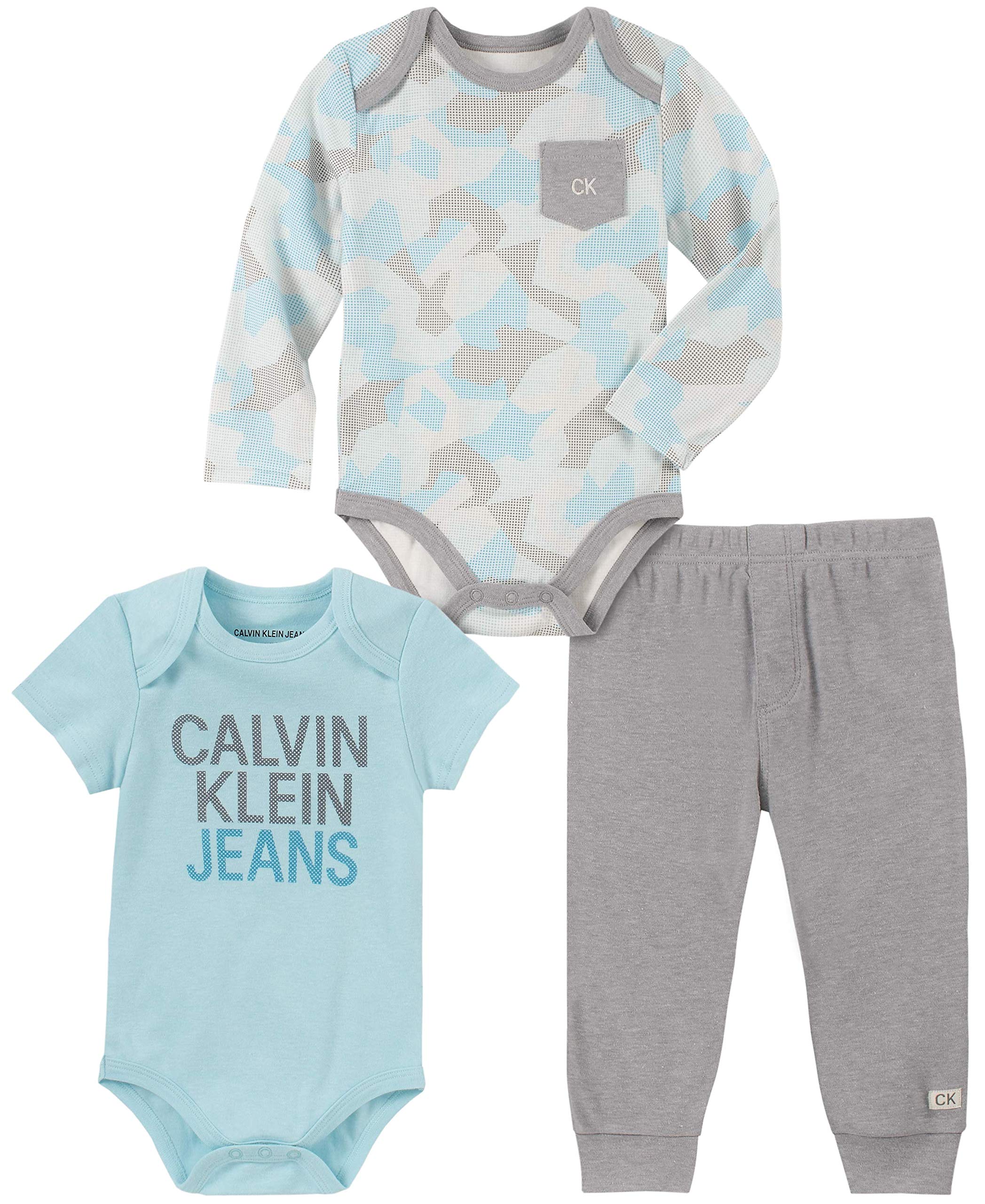calvin klein baby boy bodysuits