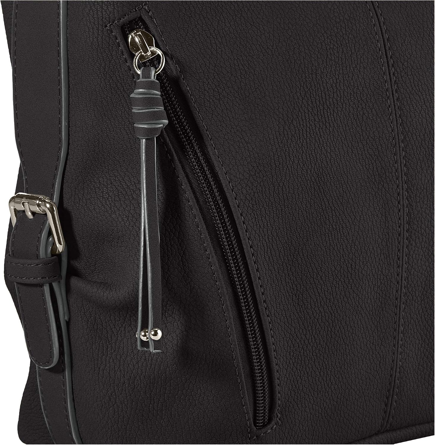 TOM TAILOR Caia Women's Shoulder Bag Crossbody Bag Medium, black, 26x12x26, 002594 - Image 5