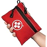 Swiss Safe Survival First Aid Kit Pocket Sized Pouch, Lightweight & Compact with Dual Zippers (64 Pieces)