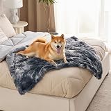 Bedsure Waterproof Dog Blanket Large 100x120cm Tie-dye Grey view 7