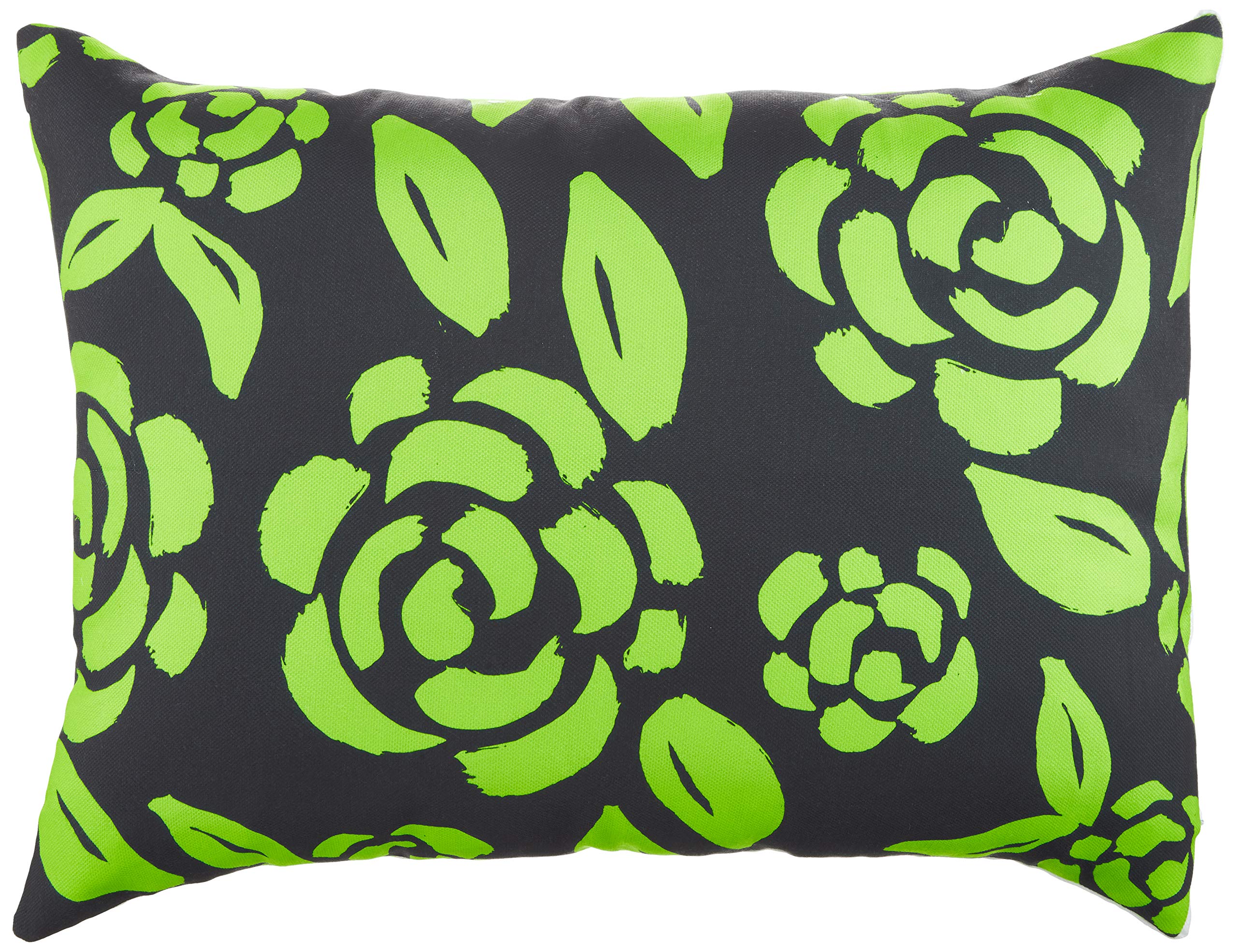 BonaMaison Decorative Cushion Cover, Neon Green Fume Throw Pillow Covers, Home Decorative Pillowcases for Livingroom, Sofa, Bedroom, Size: 45X60 Cm - Designed and Manufactured in Turkey