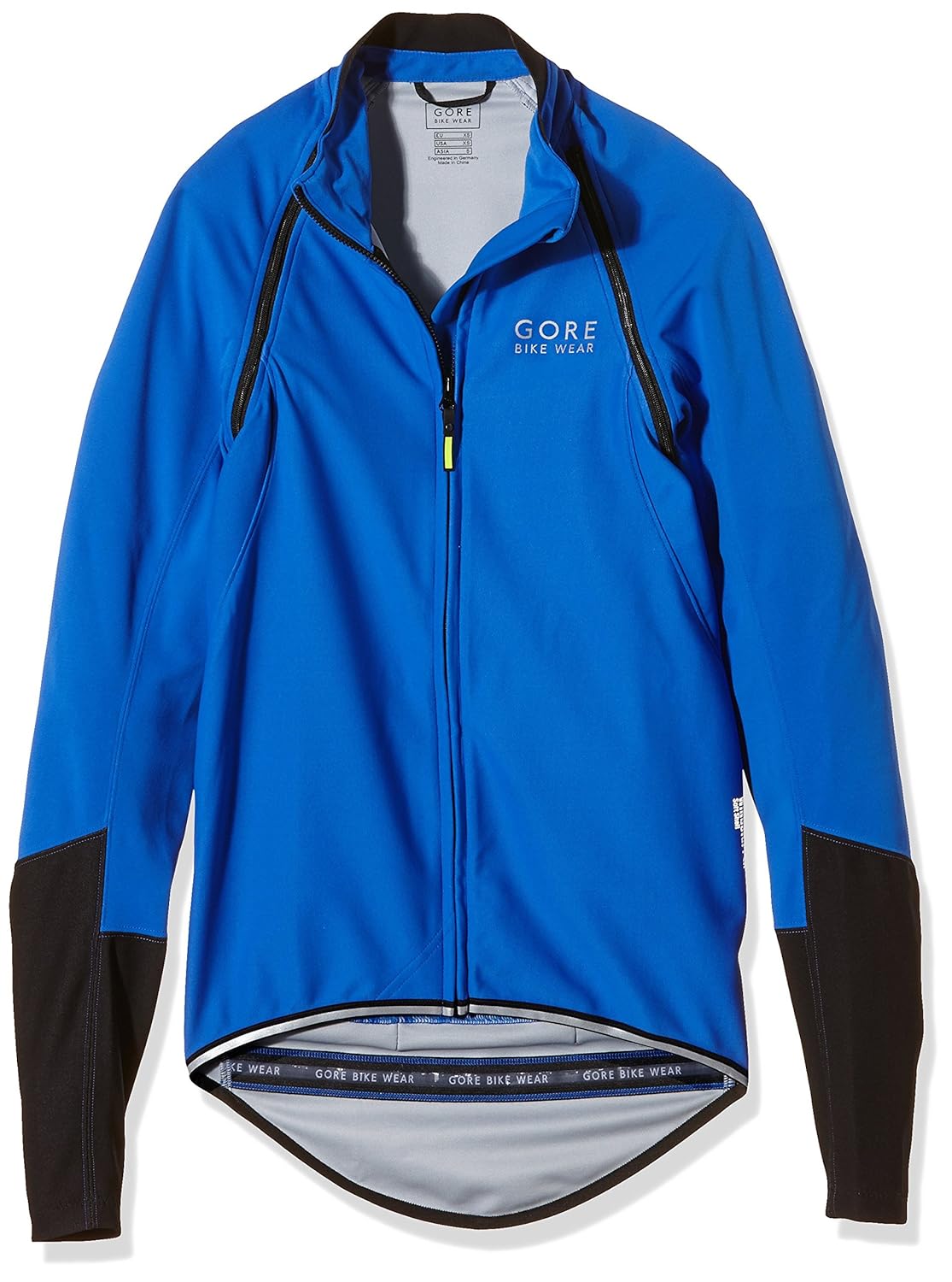 Gore Bike Wear Power Windstopper Soft Shell Zip Off Maillot para hombre