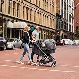 Baby Jogger Foldable Lightweight Carrycot for City Tour 2 Double Opulent Black view 4