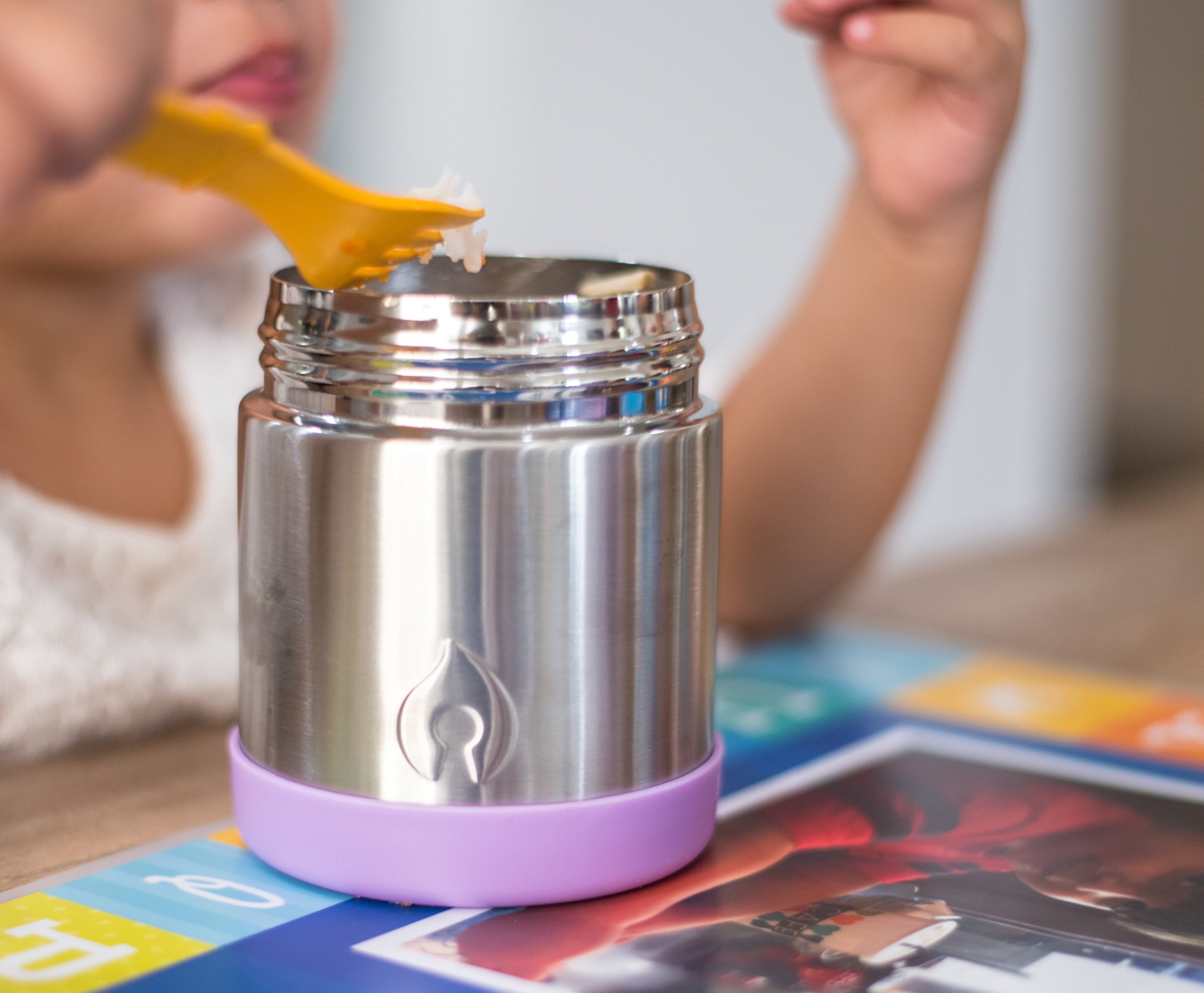 FIREKI 10 oz Food Canister | Vacuum Insulated Food Jar (Lime Green)