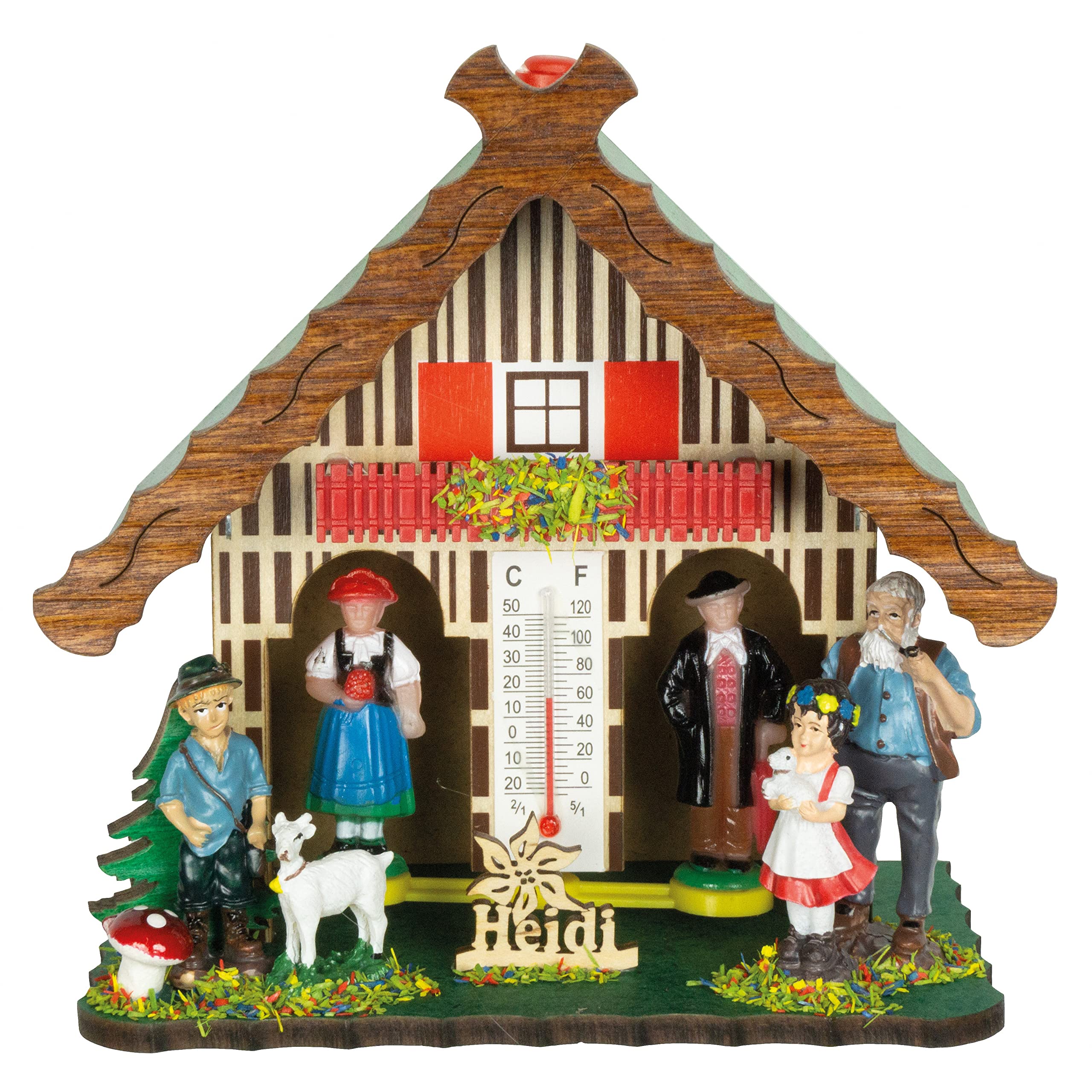 Trenkle German Black Forest weather house Heidi TU 831