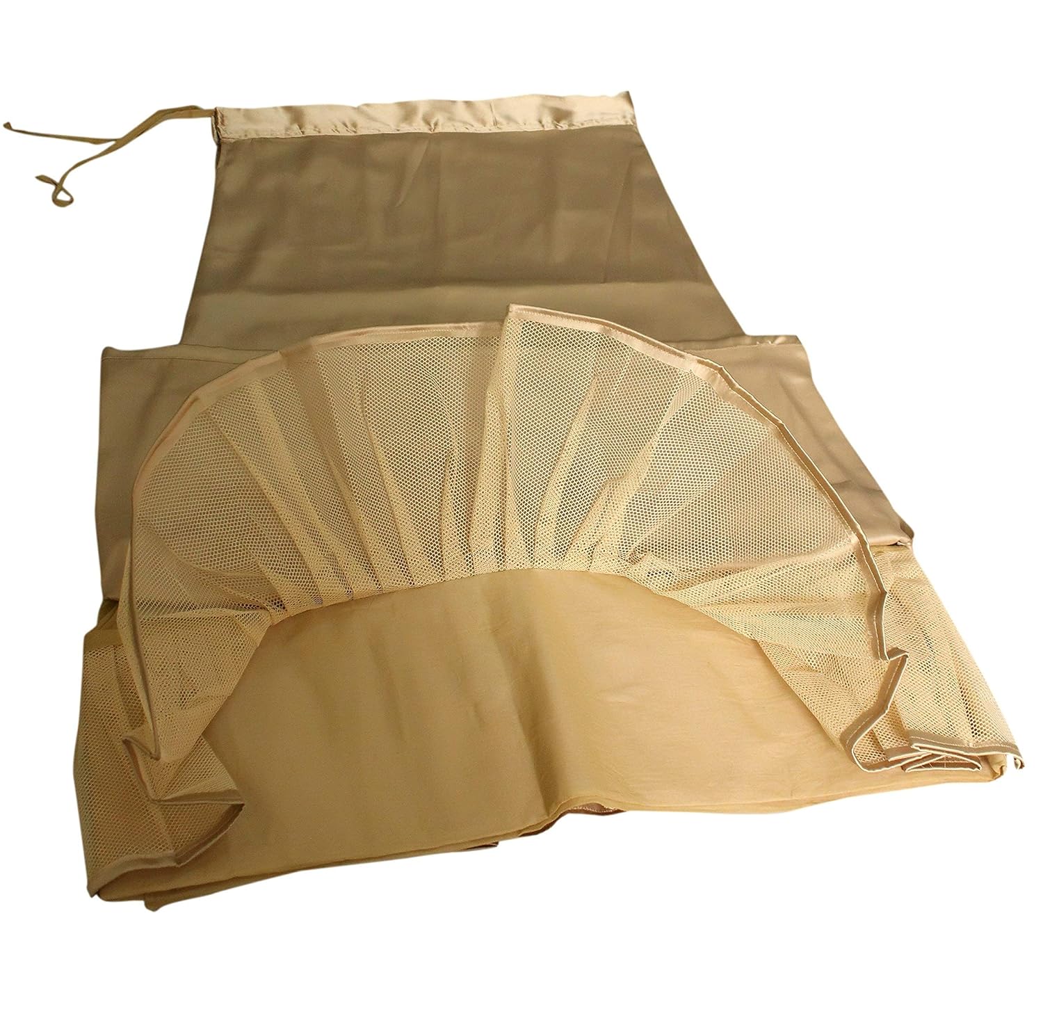 s.k. textiles women's satin cancan 3 layered petticoat (beige,42)