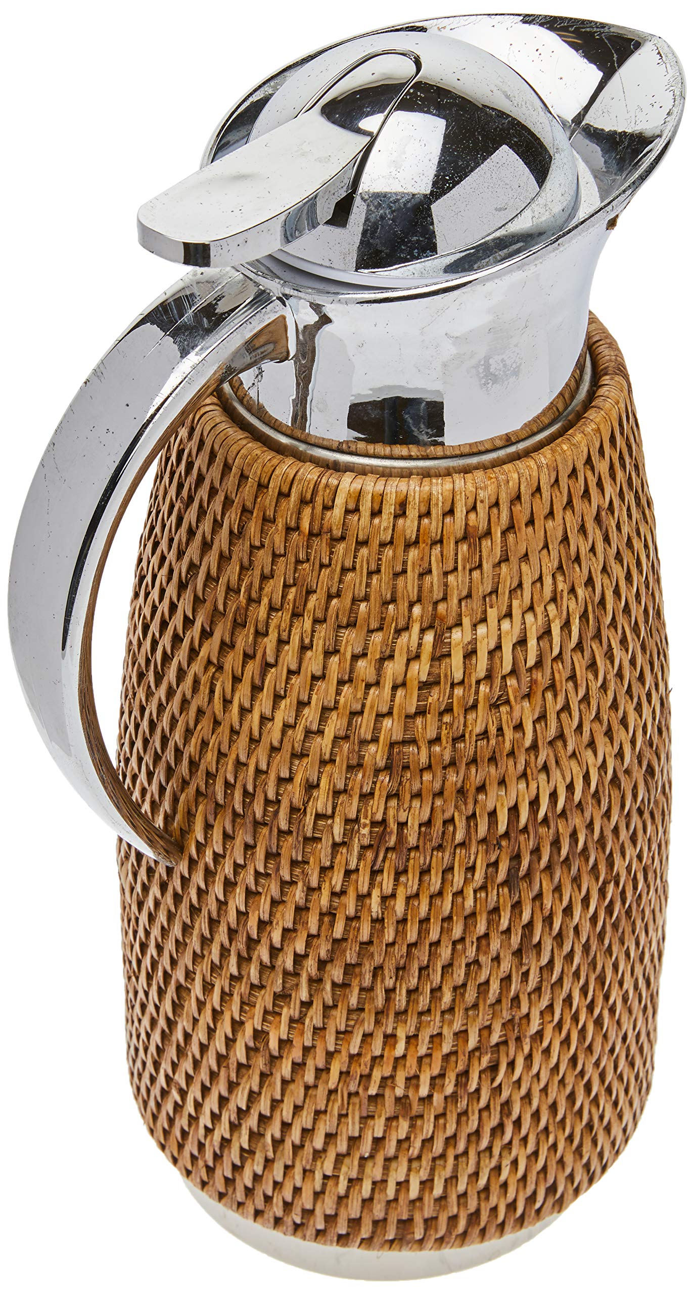 Better & Best Thermal Jug, Rattan, Metal, Plastic, brown, 13 x 17 x 31 cm