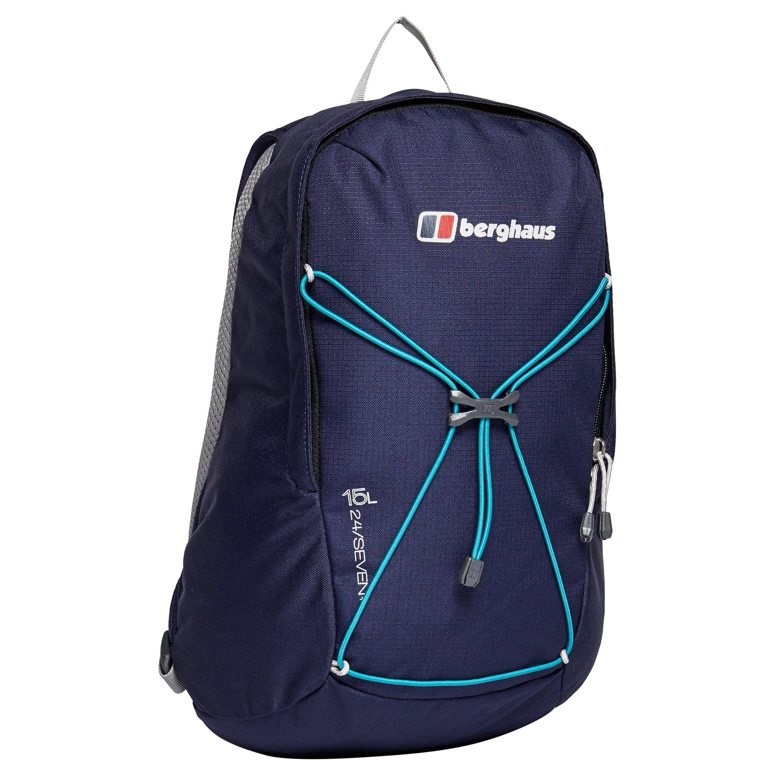 Berghaus Unisex 24/7 Backpack 15 Litre | Comfortable Fit | Durable Design | Rucksack for Men and Women Day Packs, Evening Blue/Tile Blue, One Size