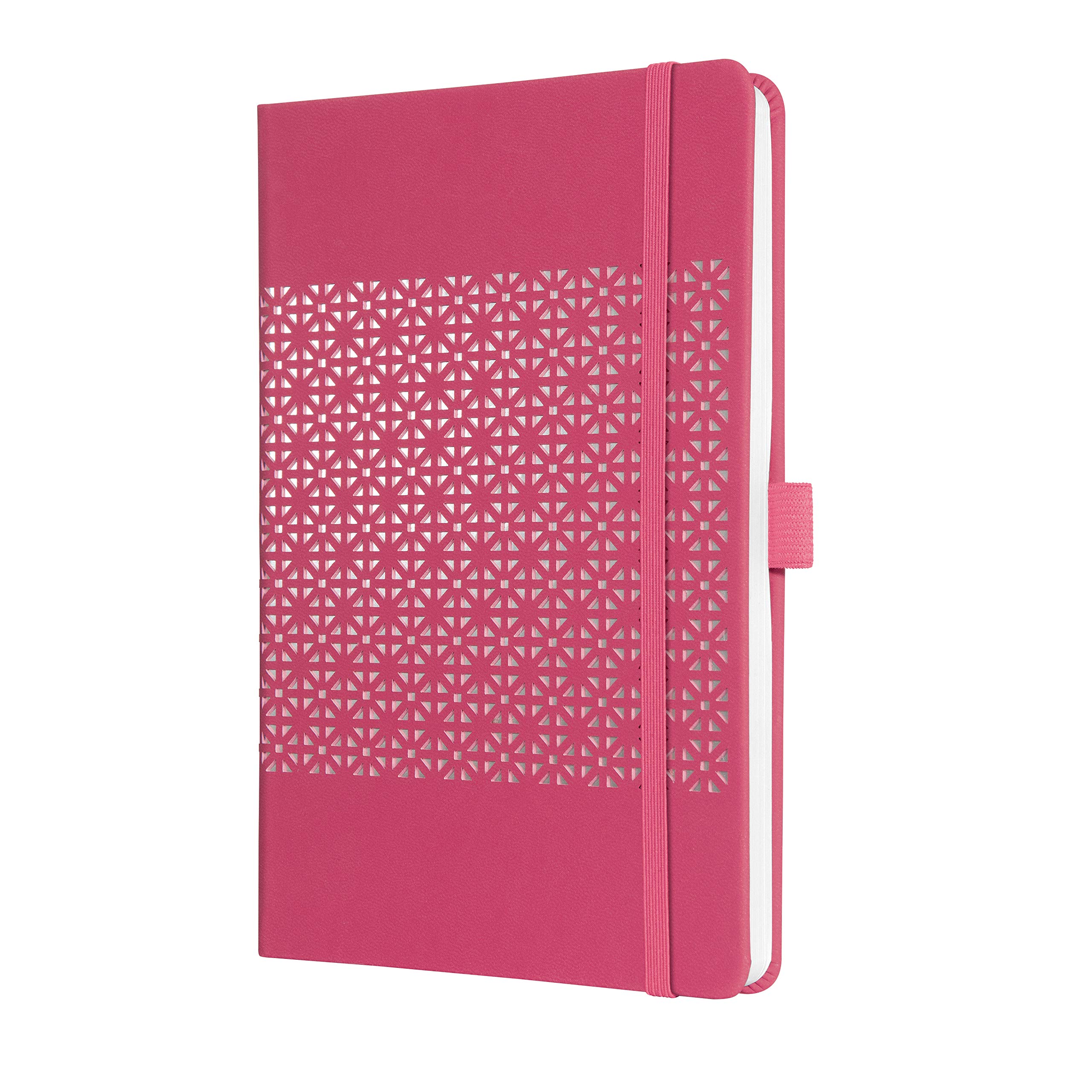 SIGEL J1207 Weekly Diary 2021 Jolie, Approx. A5, hardcover, Velvety-Surface, Dark Pink