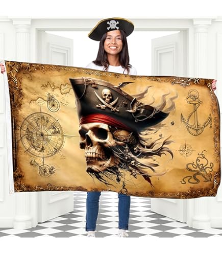 Amazon.com : Pirate Flag Flag - Jack Rackman - as featured in