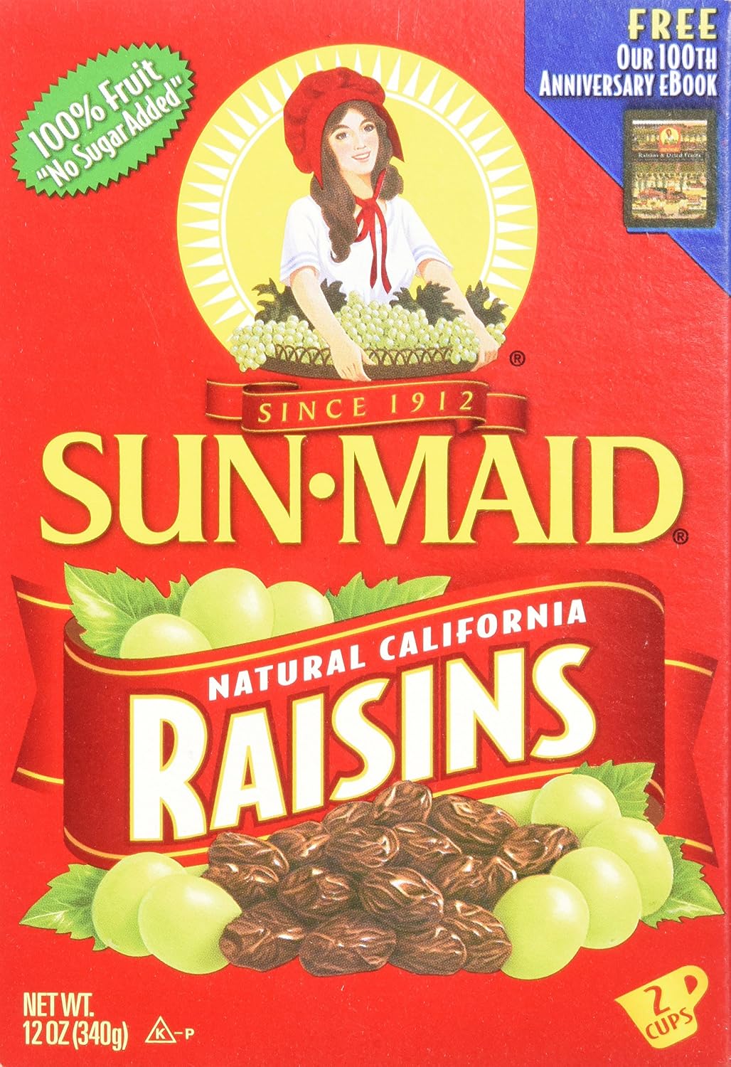Sun-maid raisins bag in Box 12oz (041143124604)