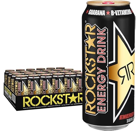 Amazon Com Rockstar Zero Carb Energy Drink 0 Sugar 0 Calories And 0 Carbs With Caffeine And Taurine 16 Fl Oz Pack Of 24 Grocery Gourmet Food