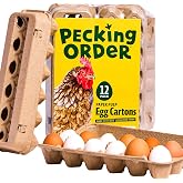 Pecking Order Paper Pulp Egg Cartons - 12 Pack Grey