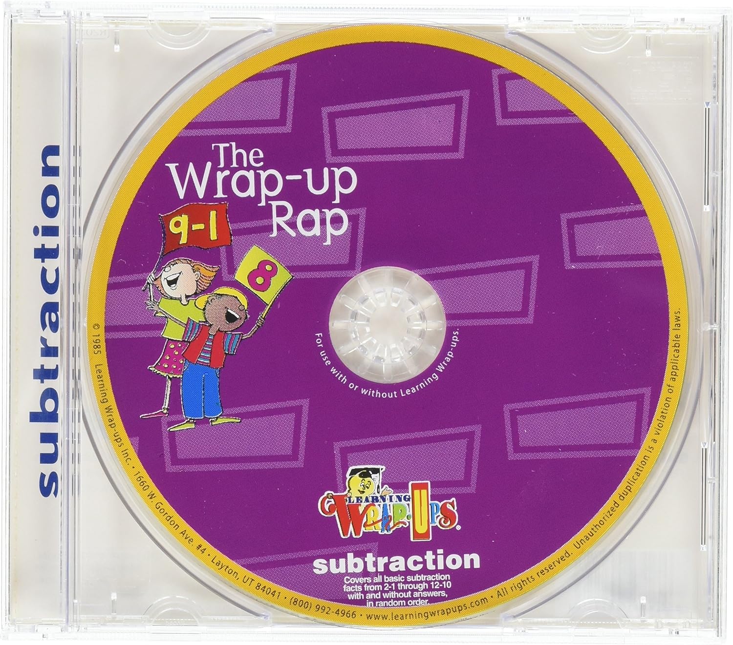 Learning Wrap-ups Subtraction Rap CD - Audio Math Problems with Music
