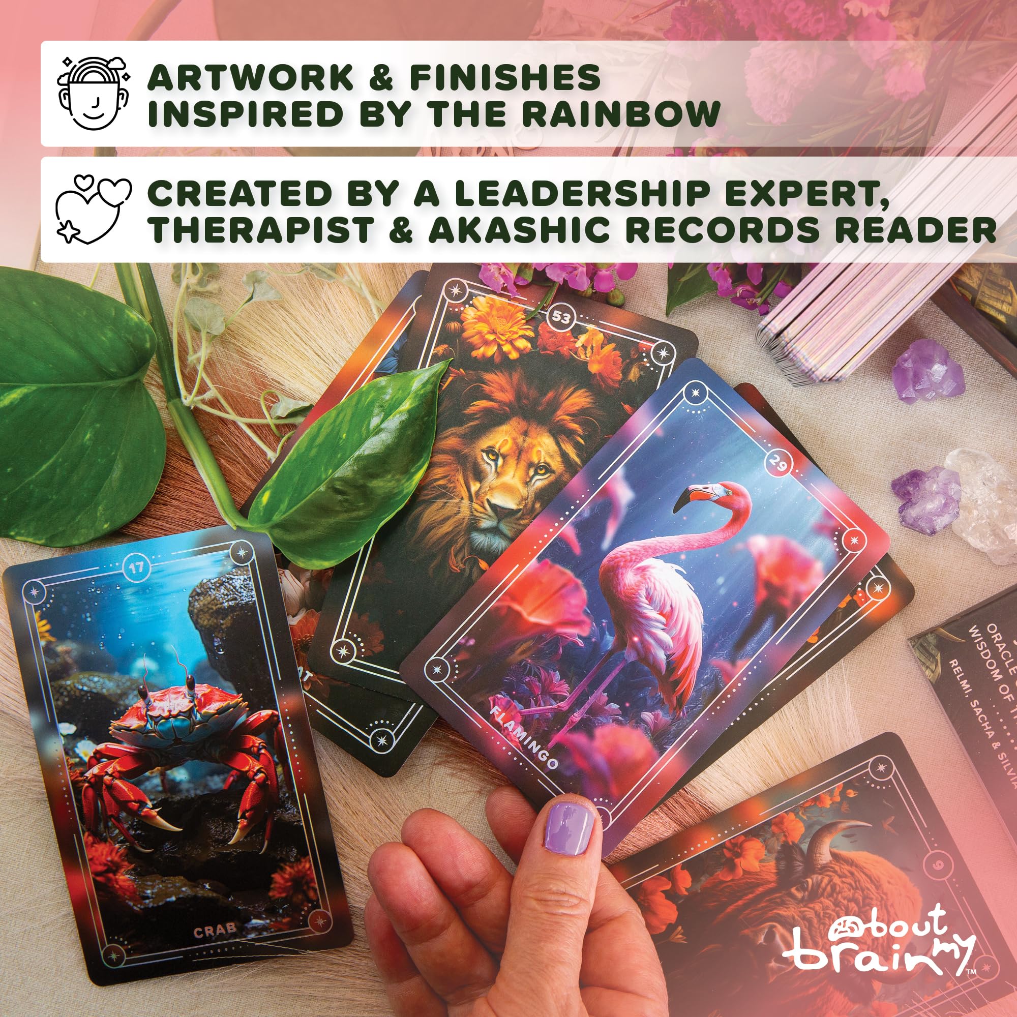 Spirit Animals Oracle Deck | 96 Oracle Cards and Pocket Guidebook | Journey Into The Wild | Complement Your Tarot Card Practice