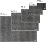 Vantage Self Healing Double-Sided Cutting Mat Grid A2 45x60 cm view 3