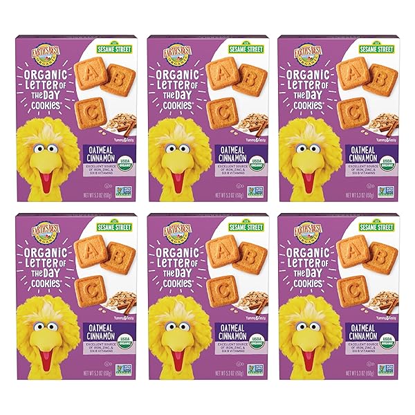 EARTH’S BEST ORGANIC LETTER OF THE DAY COOKIES...