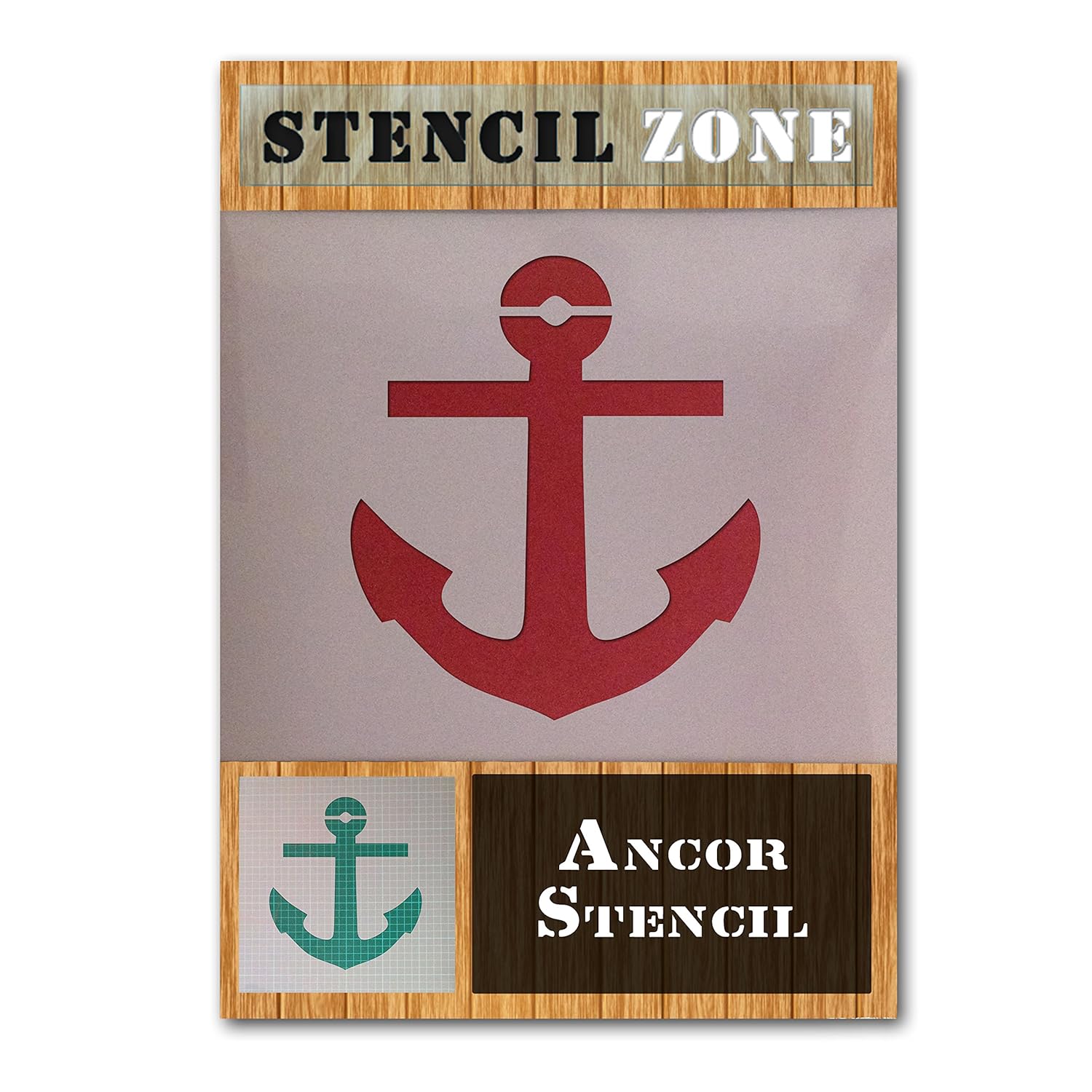 Schiffe Anker schablone-startseite Nautisch Wanddekoration ...