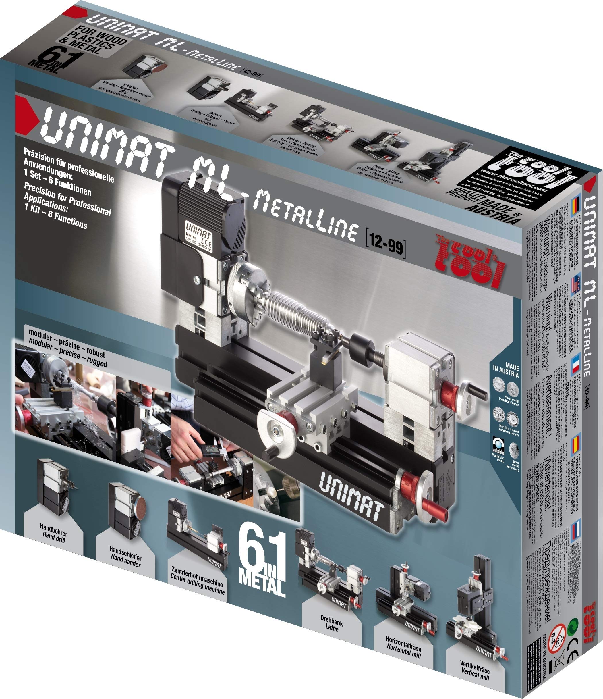 The cool tool MetalLine Set 3 in 1 (830-01) - Metal Workbench, Pedestal Base, Painted Finish