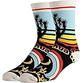 ooohyeah Men's Funny National Parks Crew Socks Souvenir, Novelty Cool Crazy Cotton Socks Fun Gifts Merch, Size 8-13