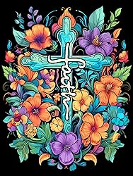 Cross Flowers Diamond Painting Kits for Adults