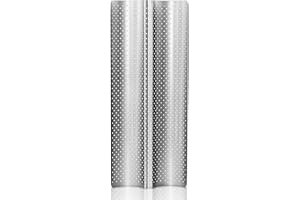 Anaeat Nonstick Perforated French Bread Baking Pan, 15"X 6.3" Premium Toast Mold, Silver
