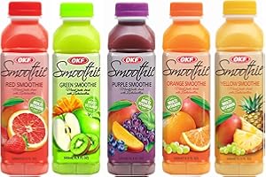 OKF Smoothie, Multi-Vitamin Premium Drink, 16.9 Fluid Ounce (5 Flavor Variety Pack, 10 Pack)
