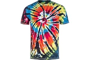 Magic River Handcrafted Tie Dye T Shirts - 6 Adult Sizes - 20 Color Patterns
