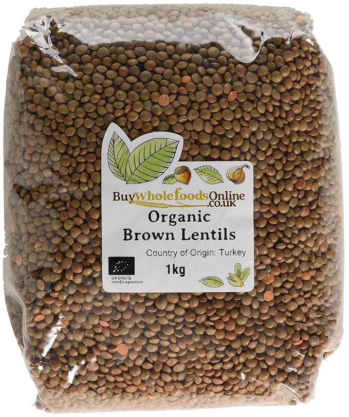 Buy Whole Foods Online Organic Brown Lentils 1 Kg Amazon.co.uk Grocery